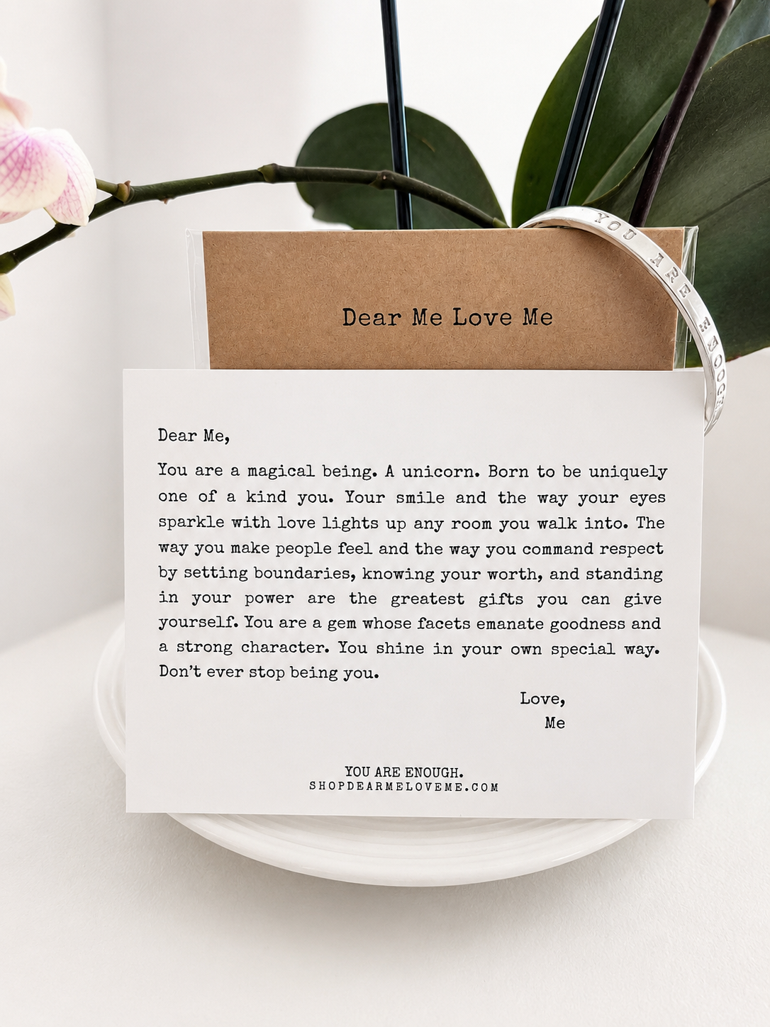 You Are Enough Cuff Bracelet