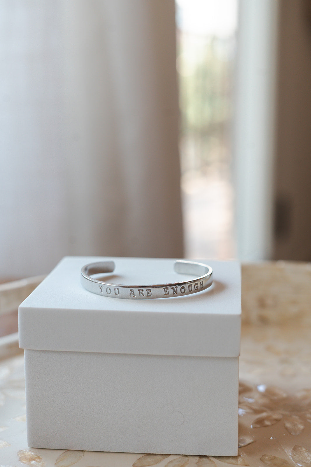 You Are Enough Cuff Bracelet