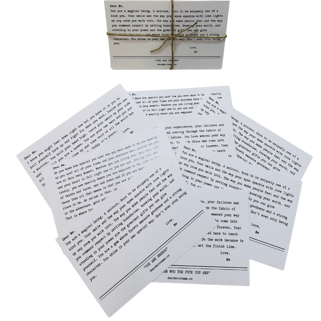 Dear Me Love Me Postcard Set