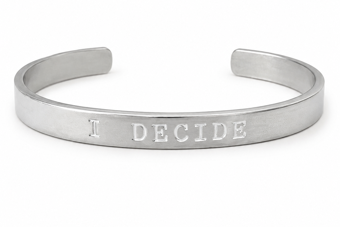I Decide Cuff Bracelet