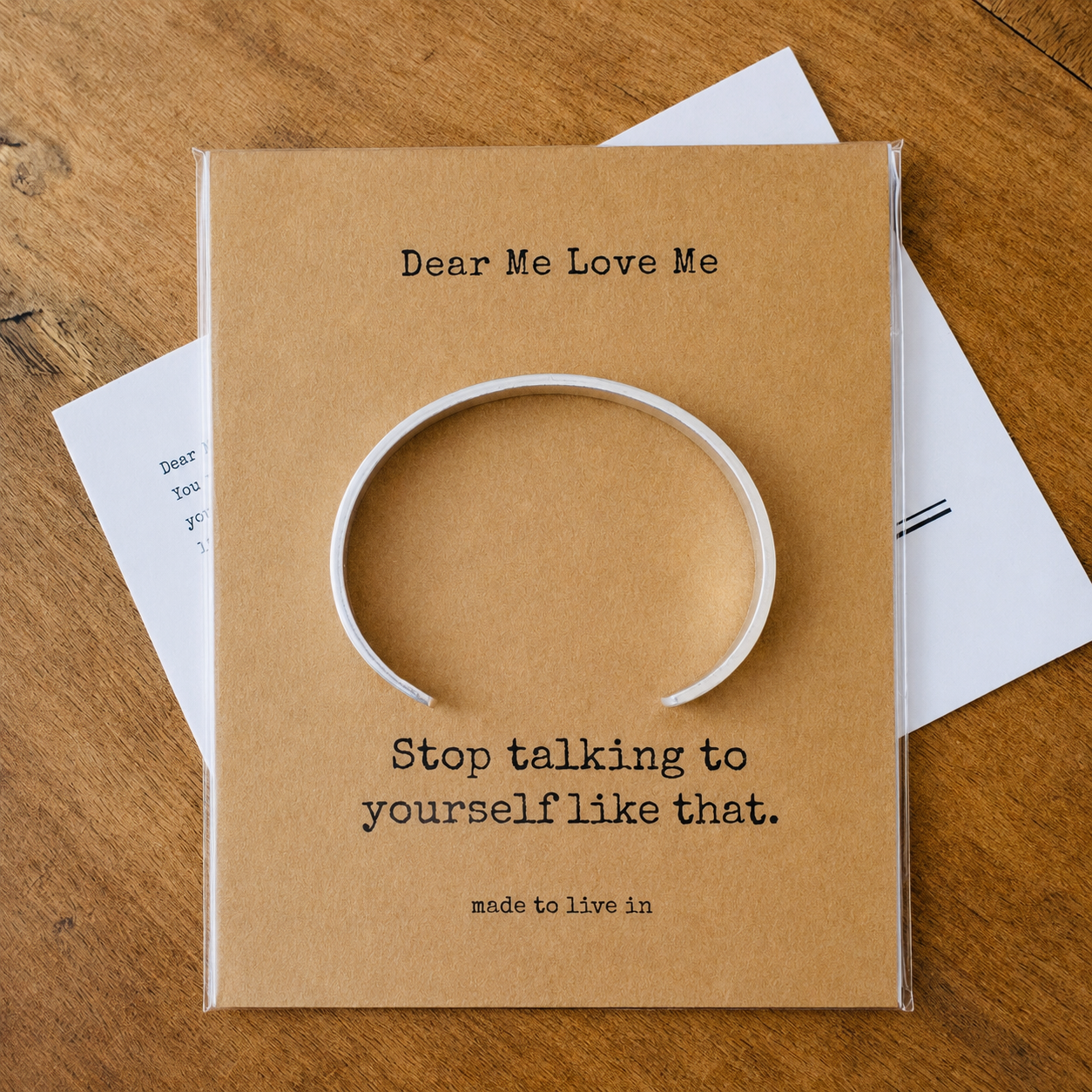 Stop Talking To Yourself Like That Cuff Bracelet