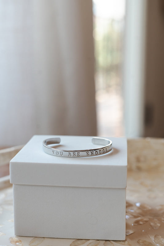 You Are Enough Cuff Bracelet