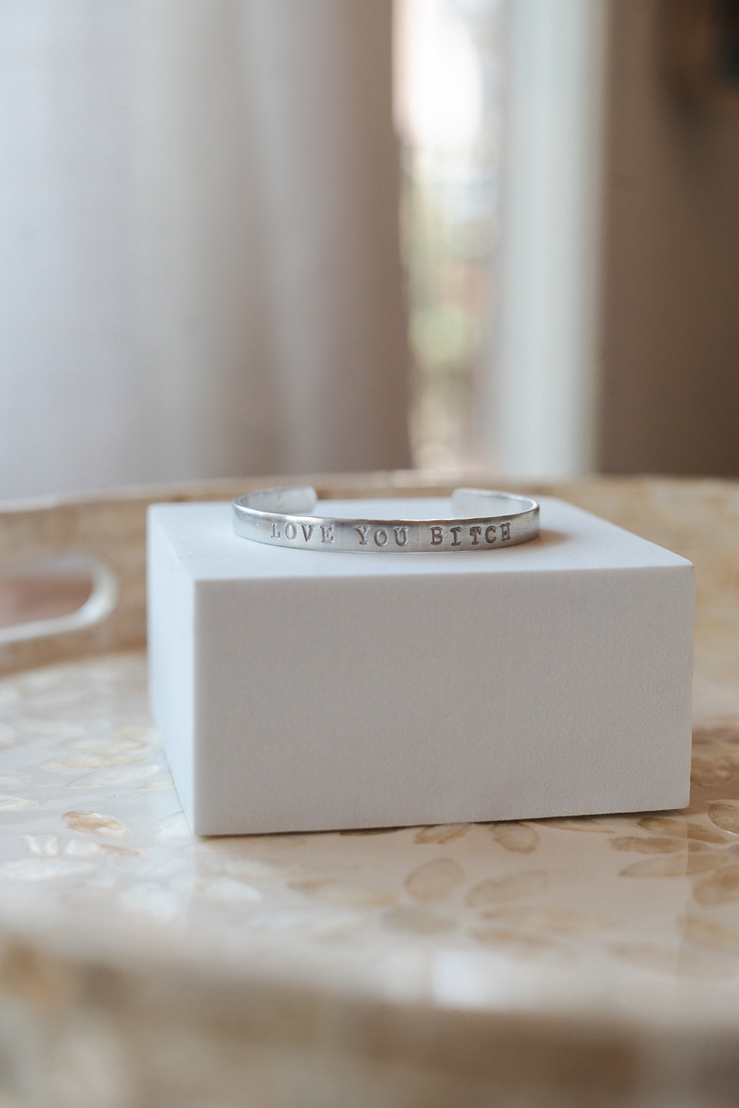 Love You Bitch Cuff Bracelet