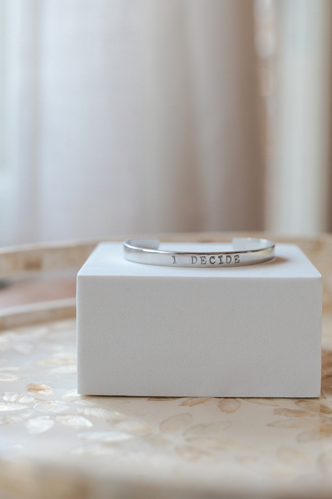 I Decide Cuff Bracelet
