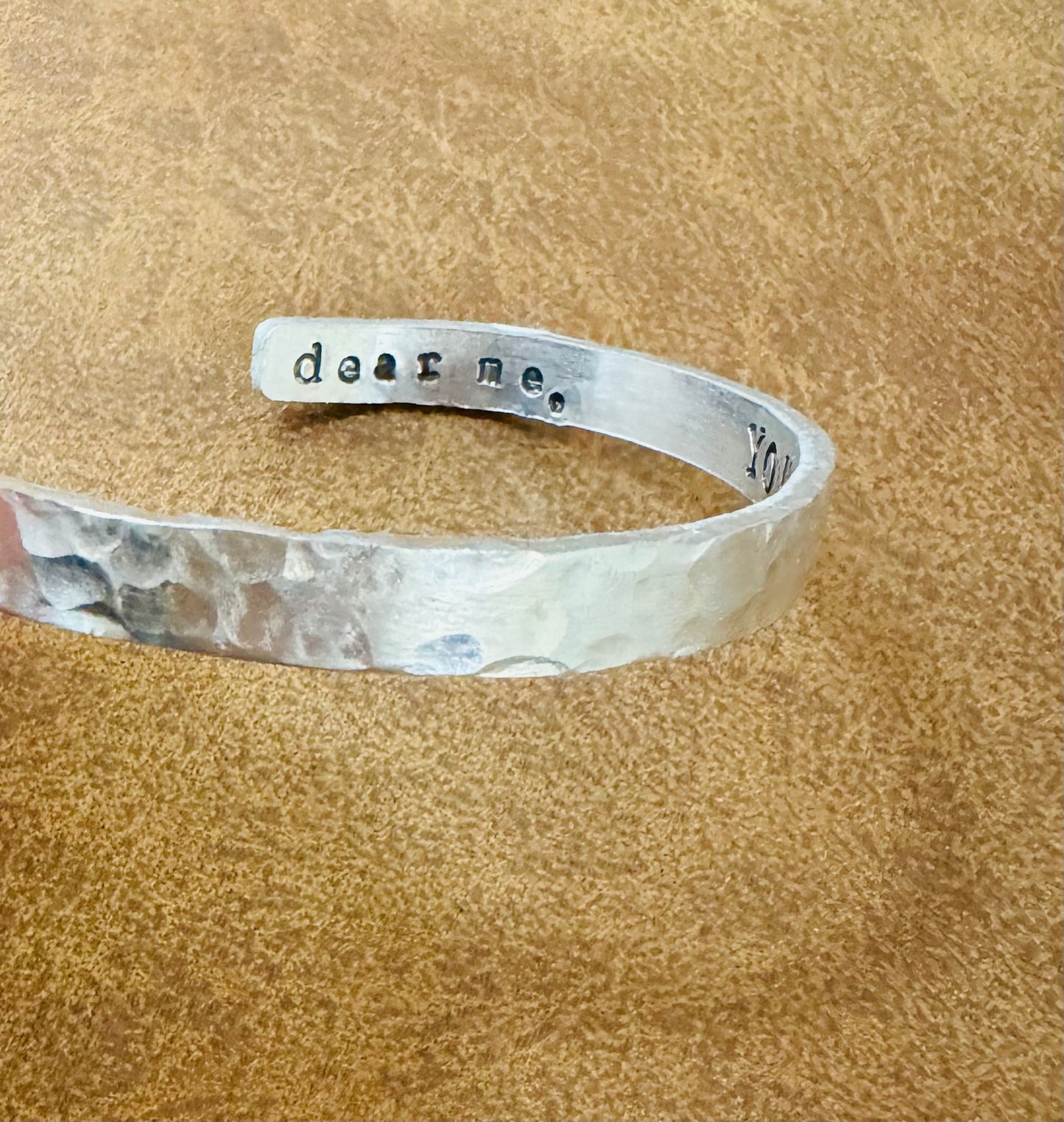 You Are A Fucking Warrior Cuff with Postcard