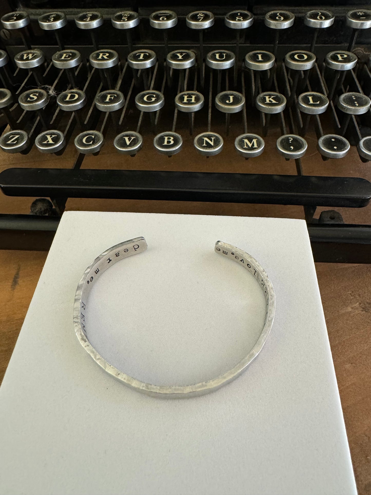 You Are Enough Cuff with Postcard