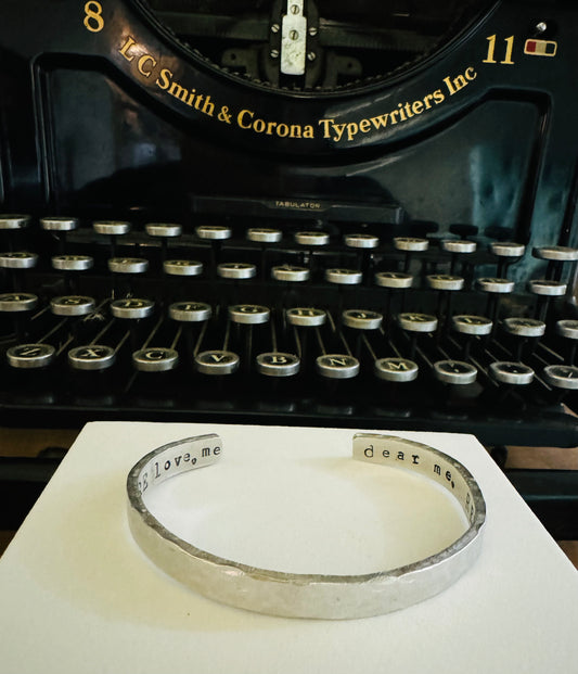 You Are Enough Cuff with Postcard