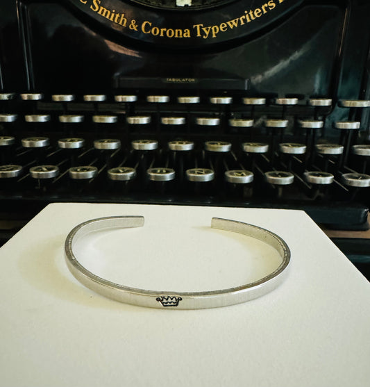 Crown Skinny Cuff