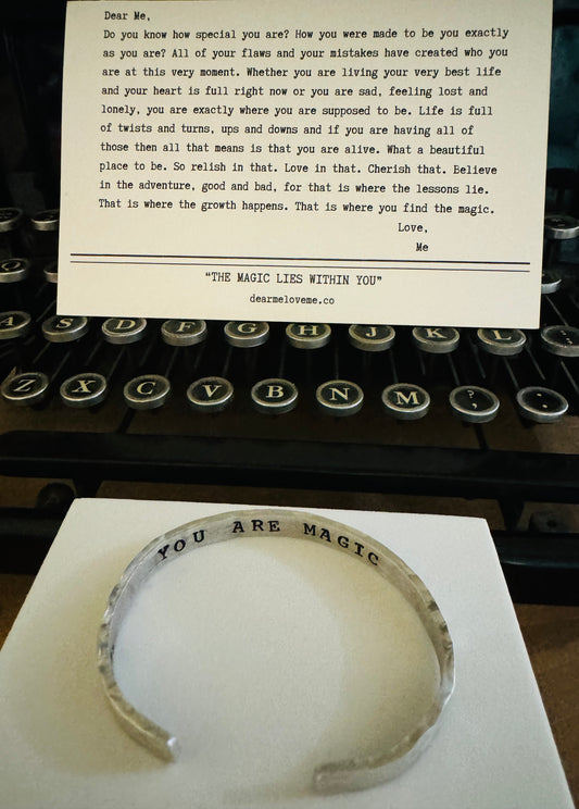 You Are Magic Cuff with Postcard
