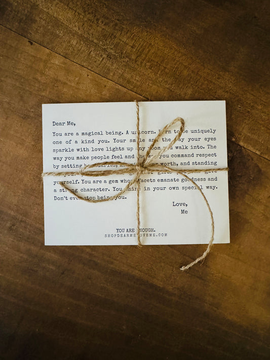 Dear Me Love Me Letters Set