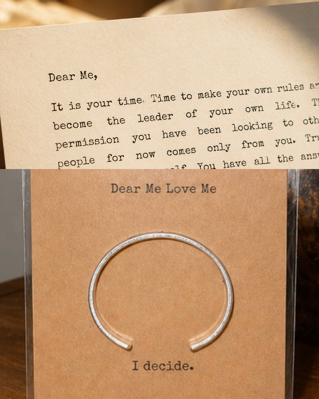 I Decide Cuff Bracelet