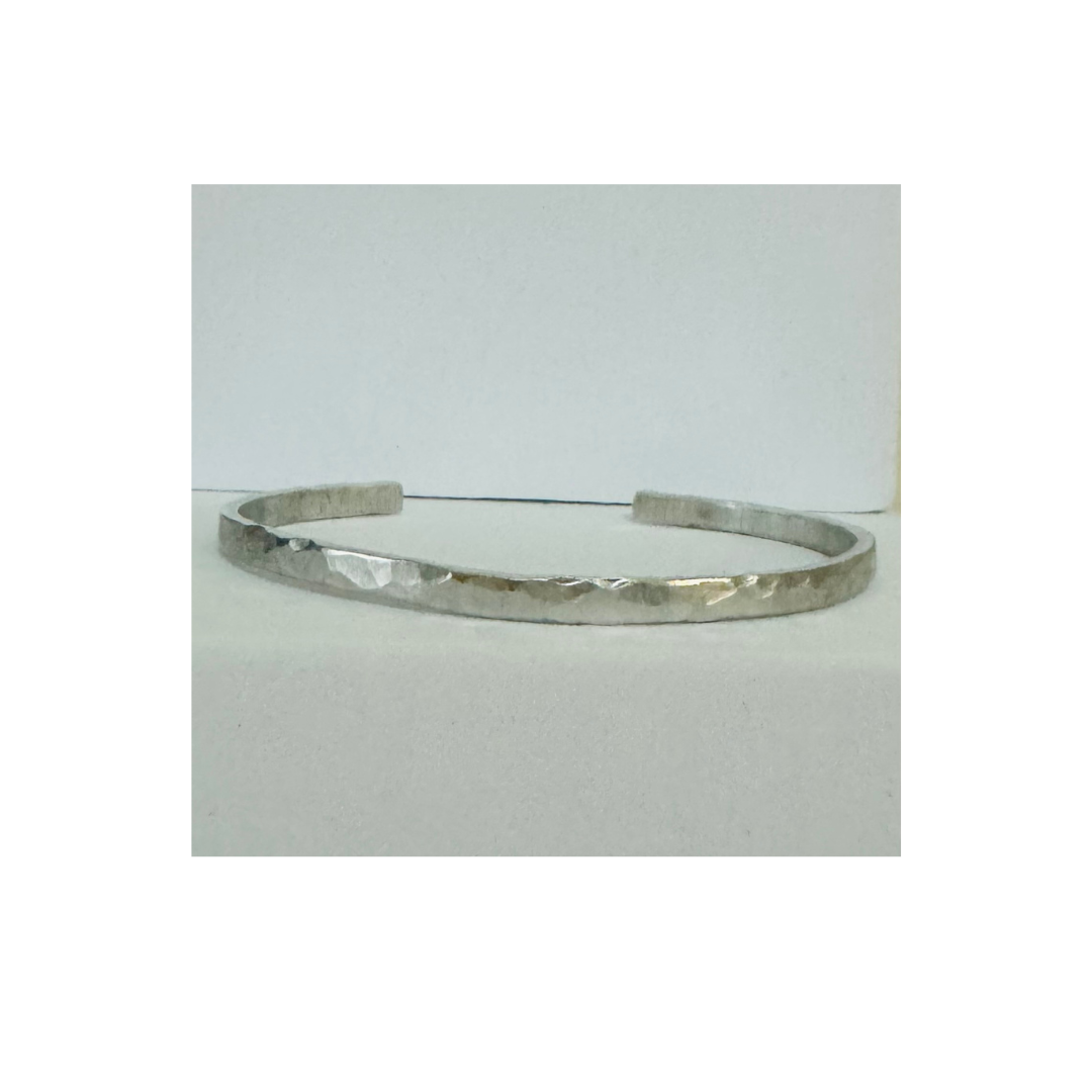 Hammered Skinny Cuff